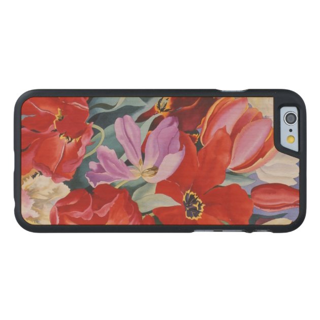 Massed Tulips 2003 Carved® Maple iPhone 6 Slim Case-3