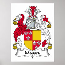 Massey Family Crest Posters