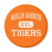 Massillon Washington - Tigers - High - Massillon magnets by customteamsportswear Massillon Washington - Tigers - High - Massillon magnets