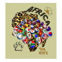 Massive Africa Soccer football poster posters by SoccerJersey Massive Africa Soccer football poster posters