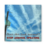 Massive Chemtrail Grid Fridge Magnets