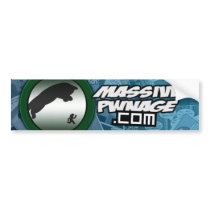 Massive Pwnage Bumper Sticker bumper stickers