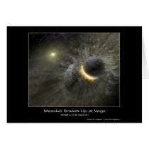 Massive Smash-up at Vega – Artist’s Conception - N cards by Space_Exploration Massive Smash-up at Vega – Artist’s Conception - N cards