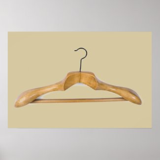 massive wooden coat hanger