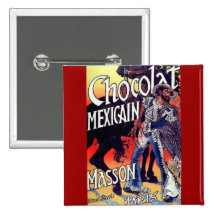 Masson Mexican Chocolate Vintage Ad Pins