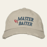 Master Baiter Fishing Embroidered Hat