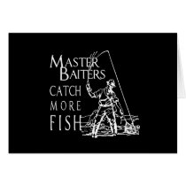 MASTER BAITERS CATCH MORE FISH T-shirt cards