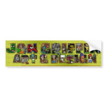 Master Banner-green Bumper Sticker
