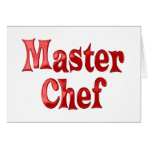 Master Chef Cards