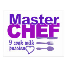 Master Chef postcard