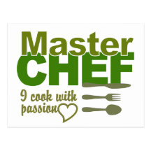 Master Chef postcard