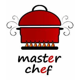 Master Chef With Hot Pot And Lid On Flames shirt
