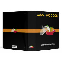 MASTER COOK - binder with your name