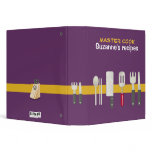 MASTER COOK - binder with your name