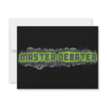 Master Debater Personalized Announcement