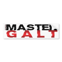 Master Galt Bumper Sticker