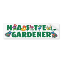 Master Gardener bumper stickers