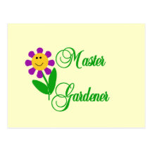 Master Gardener Tshirts and Gifts Post Cards
