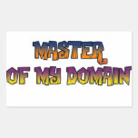 MASTER OF MY DOMAIN stickers