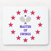 Master of Swings Racquetball Mouse Pad