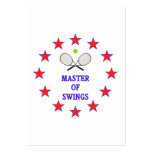 Master of Swings Tennis Business Card