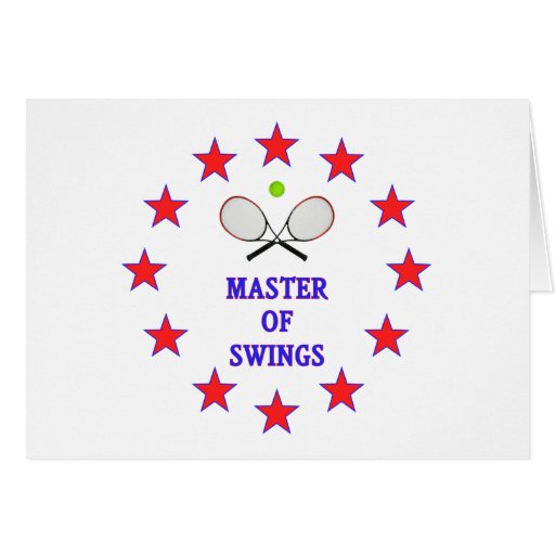 Master of Swings Tennis Cards