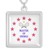 Master of Swings Tennis Custom Necklace
