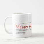 Master of Typography mugs