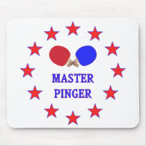 Master Pinger Ping Pong Mouse Pads