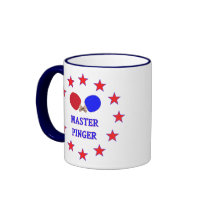 Master Pinger Ping Pong Coffee Mugs