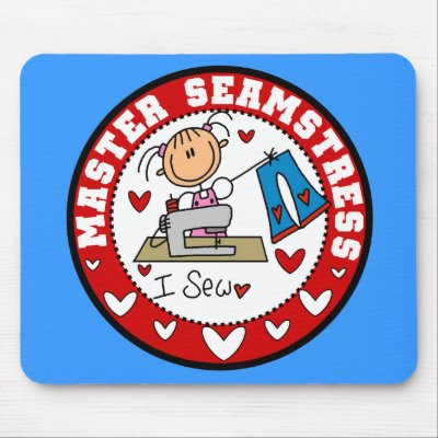 Master Seamstress Mousepad by stick_figures