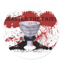 Master the Taint Round Stickers