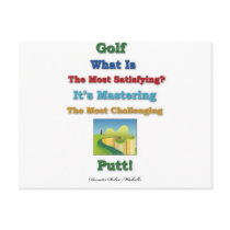 mastering satisfying - Golf Putt