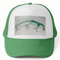 Masterlure Green Jointed Eel Vintage Lure Hat