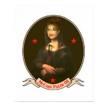 Masterpiece McCain Palin 2008 posters