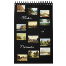 Masters of Watercolor - 2012 Art Calendar (Small)
