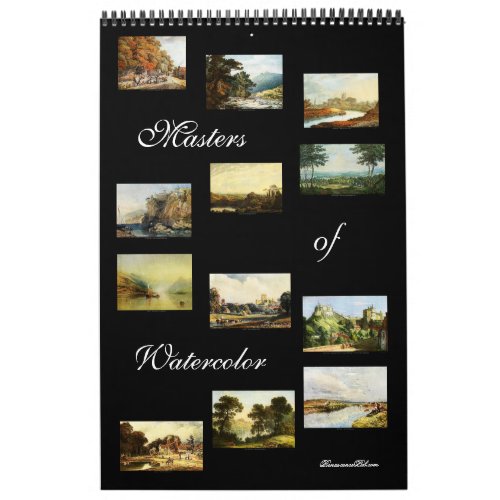 Masters of Watercolor 2012 Art Calendar (Standard) calendar