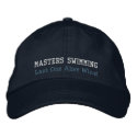 Masters Swimming, Last One Alive Wins! Hat embroidered hats by swimclub Masters Swimming, Last One Alive Wins! Hat embroidered hats