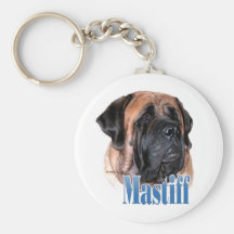 Mastiff (apricot2) Name Key Chains