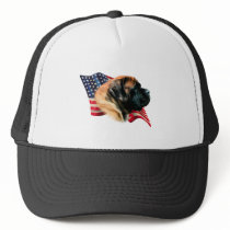 Mastiff (apricot) Flag Mesh Hat