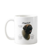 Mastiff (apricot) History Design mugs by GreyWolfCreation Mastiff (apricot) History Design mugs