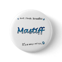 Mastiff Breathe blue Button buttons