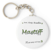 Mastiff Breathe green keychain keychains