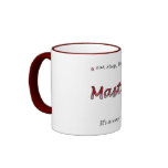 Mastiff Breathe red Mug