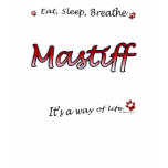 Mastiff Breathe red Tee Shirt