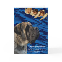 Mastiff Engraving Card