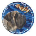 Mastiff Engraving Sticker sticker