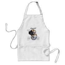 Mastiff (fawn fluffy) History Design aprons