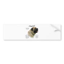 Mastiff (fawn) History Design bumper stickers
