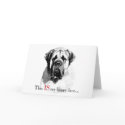 Mastiff Happy Face Card by MastiffStuff Mastiff Happy Face Card